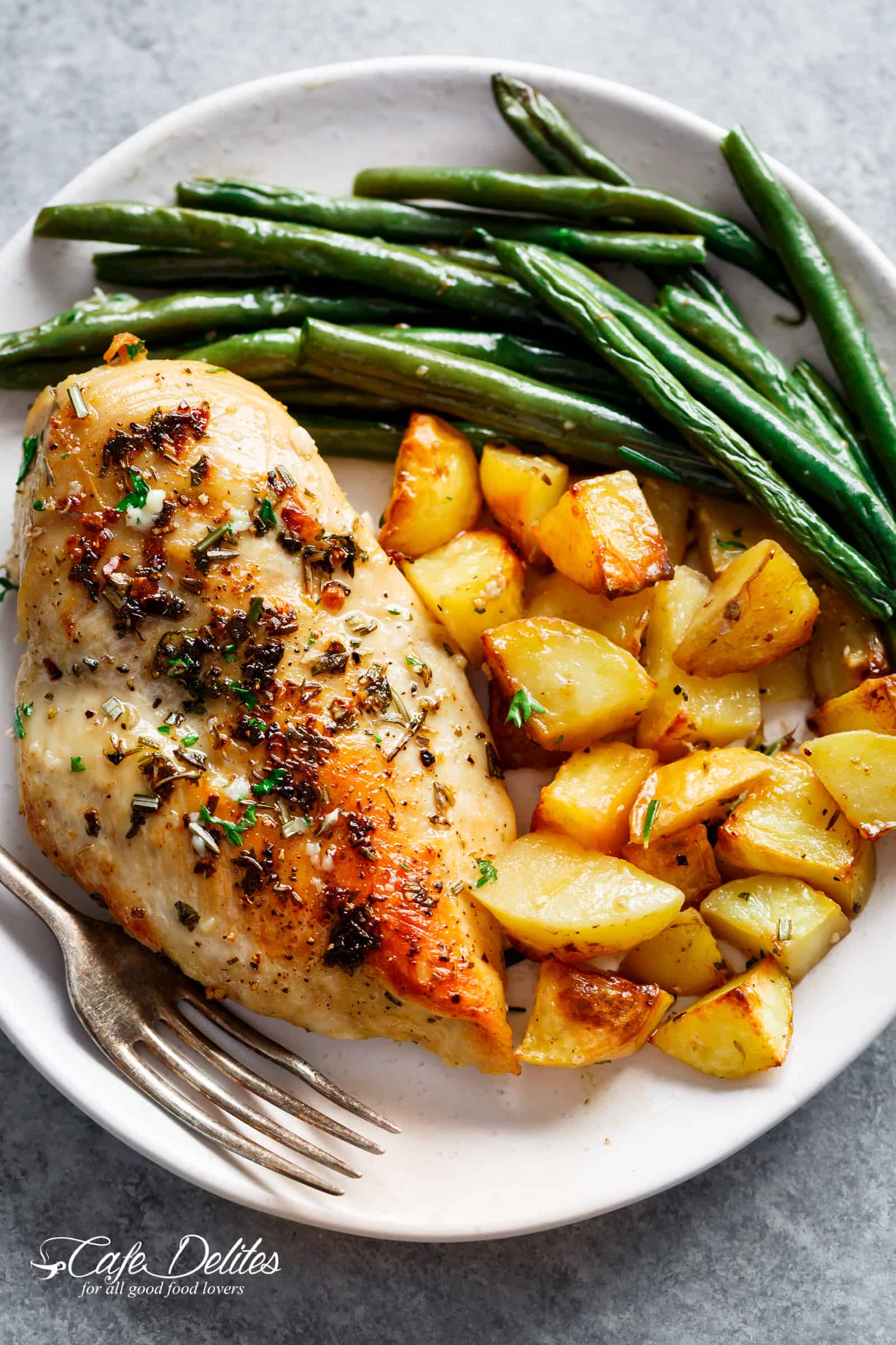 Sheet Pan Garlic Herb Butter Chicken Potatoes Furilia Entertainment