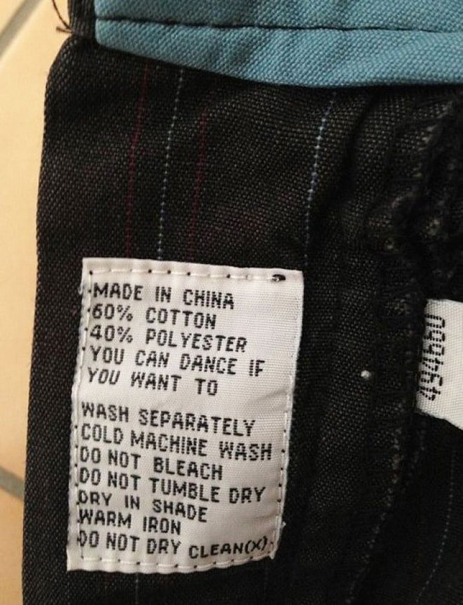 The Funniest Clothing Labels You Have Ever Seen