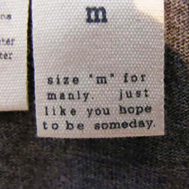 The Funniest Clothing Labels You Have Ever Seen