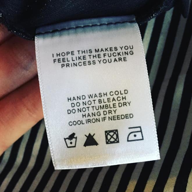 The Funniest Clothing Labels You Have Ever Seen
