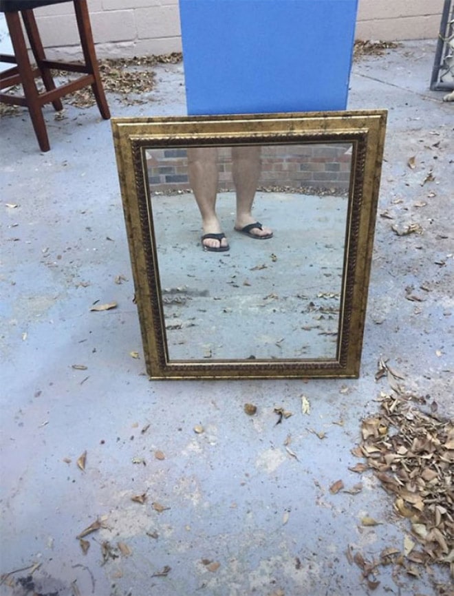 Funny People Offering Mirrors to buy