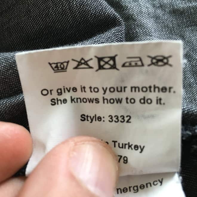 Label Humor The Funniest Clothing Labels You Have Ever Seen