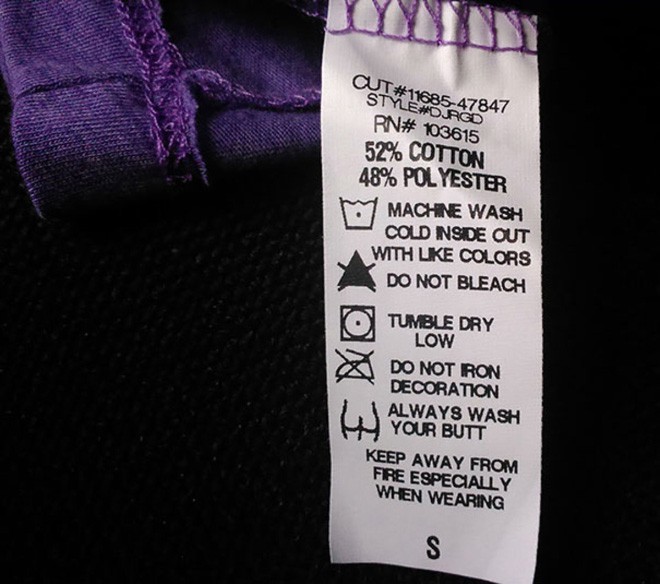 Label Humor The Funniest Clothing Labels You Have Ever Seen