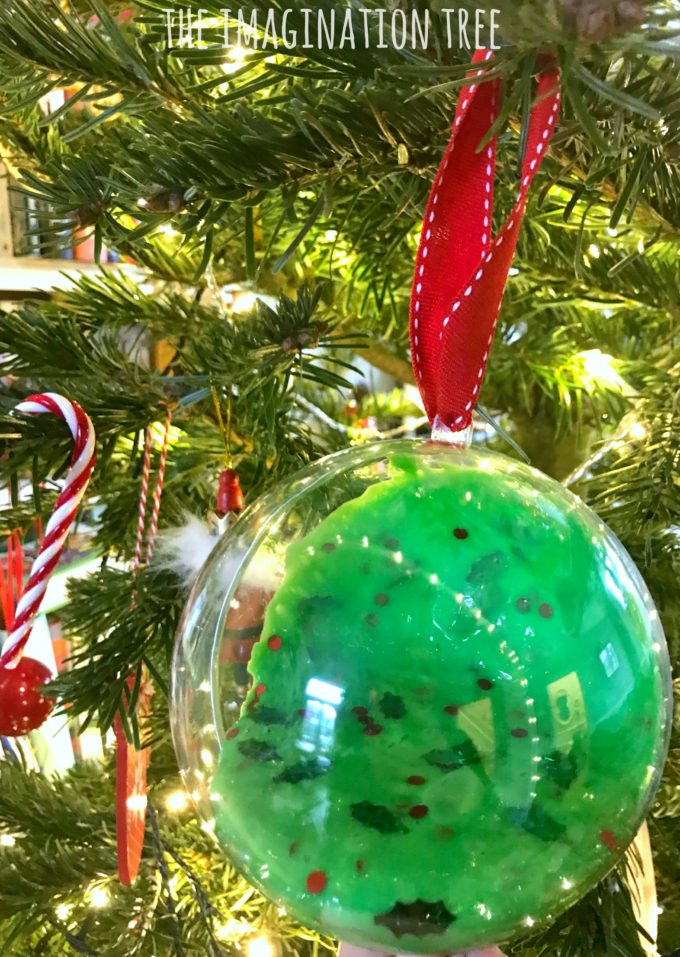 Christmas Tree Slime Recipe! - The Imagination Tree - Furilia Entertainment