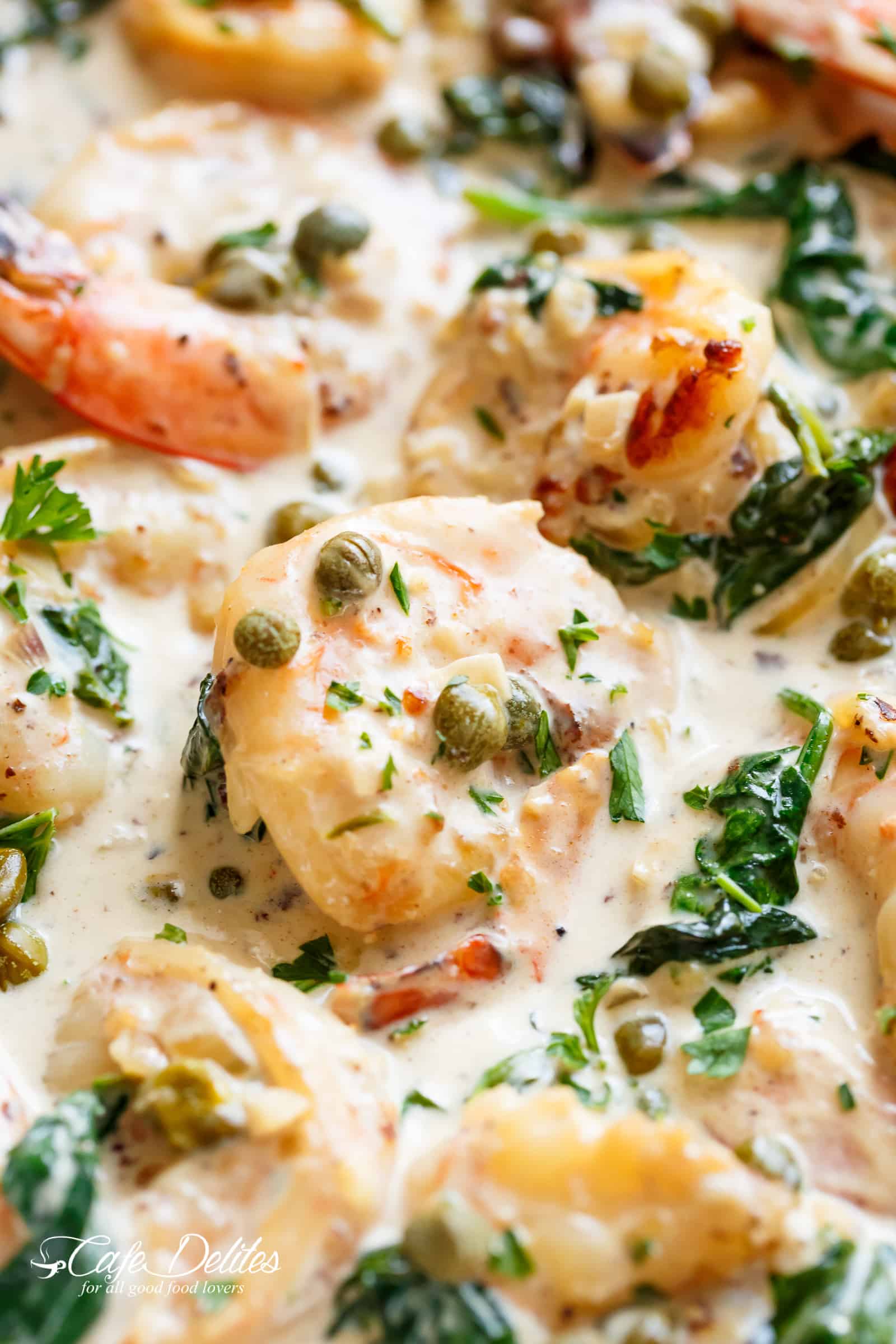 Creamy Garlic Butter Shrimp Piccata Furilia Entertainment