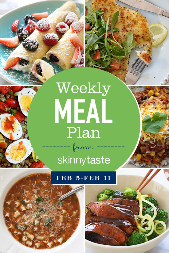 Skinnytaste Meal Plan (February 5February 11) Furilia Entertainment