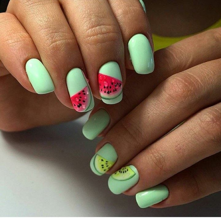 The Latest Trends In Nail Art 2018 And Spring-Summer Bright Nail ...